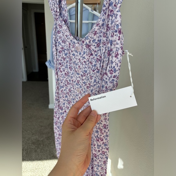NWT Reformation Lorelei Dress Size 2 in Muse - Picture 5 of 7
